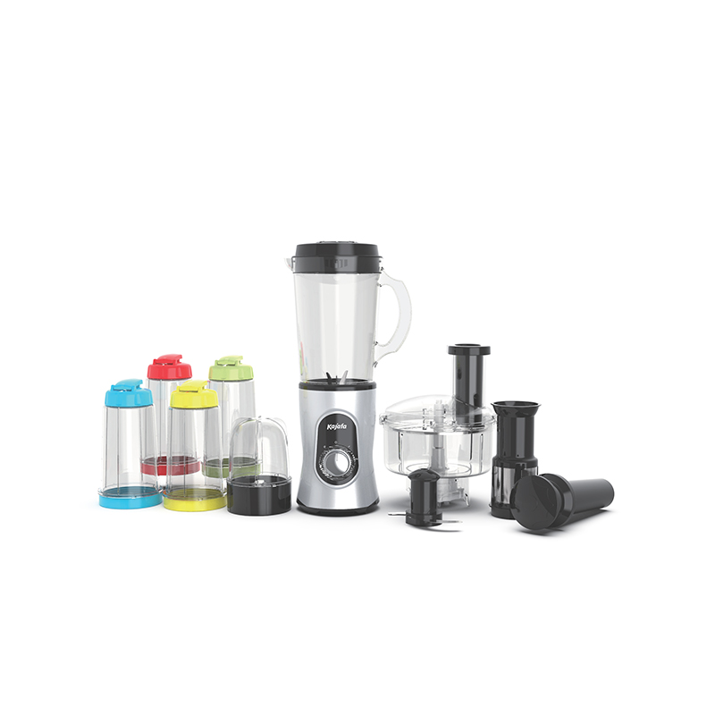 BL268ABCEF-21PCS الخلاطات المحمولة متعددة الوظائف ، صانع العصير مع محضر الطعام ، القطاعة ، التقطيع والمطحنة ، آلة عصارة
