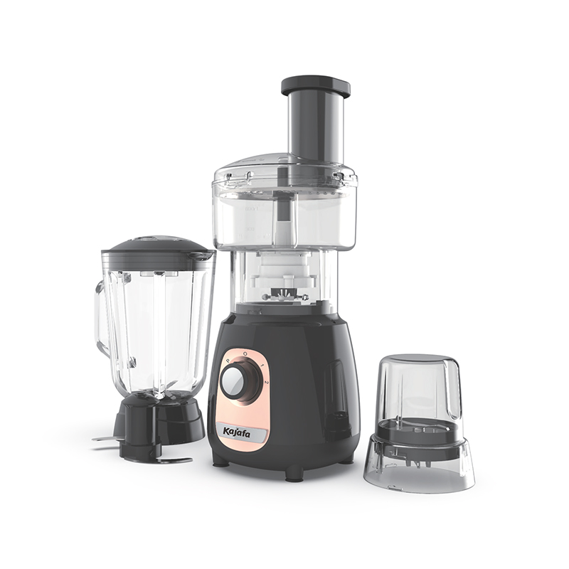 BL465ABEF-G 5-in-1 خلاط طعام محضر سرعتين مع طحن ، خلط ، مفرمة ، شريحة ، تقطيع