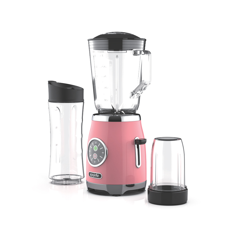 BL399AB-G 1Ltr خلاط طاولة مع مطحنة ، إعداد النبض ، وظيفة التنظيف التلقائي ، مرفق مطحنة منفصلة - إبريق زجاجي - زجاجة سفر بلاستيكية